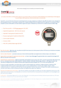 Nouveau manomètre numérique XP3i