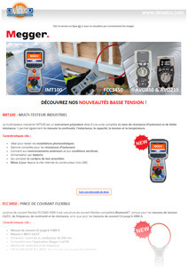 DÉCOUVREZ NOS NOUVEAUTÉS BASSE TENSION !