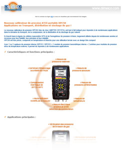 HPC50 Applications Gaz naturel