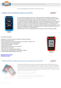 Nouveaux calibrateurs de Process