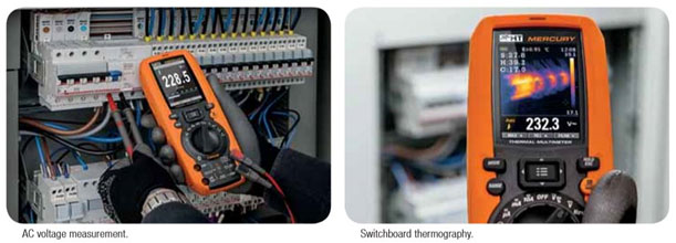 Multimètre TRMS avec caméra thermique