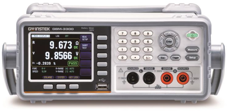 Testeur et mesureur de résistance interne de batteries GBM-3300 et GBM-3080  de GW Instek